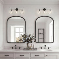 26'' Aliza Matte Black 3 Light Bath Vanity
