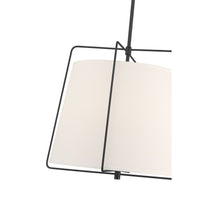 17.75'' Vellinor Matte Black 3 Light Pendant