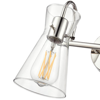 13.5'' Camellia Polished Nickel 2 Light Bath Vanity