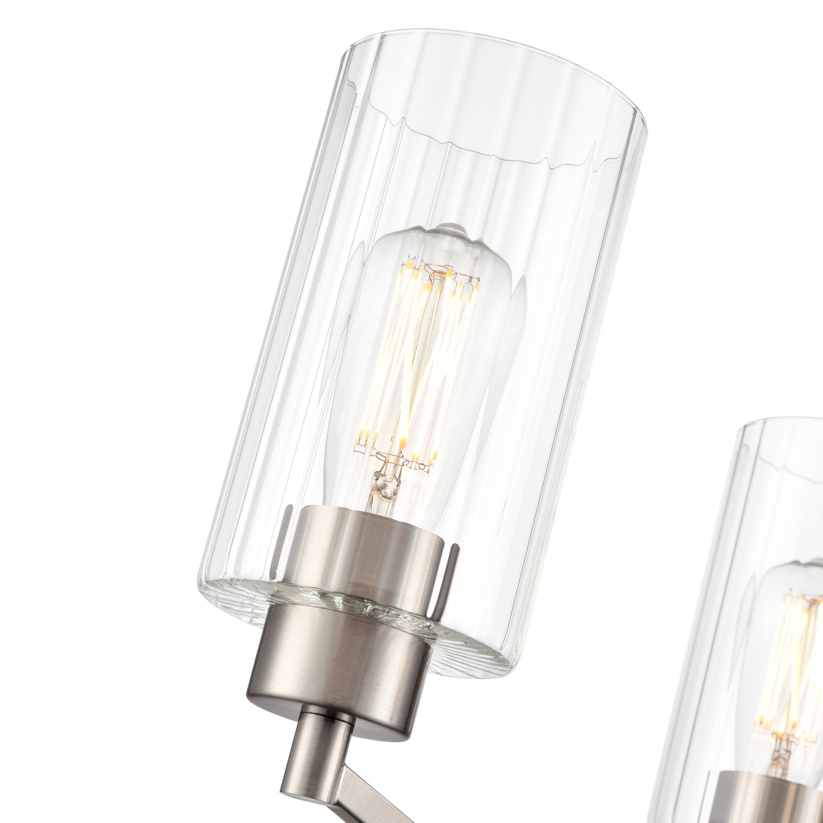 22.25'' Beverlly Brushed Nickel 3 Light Chandelier