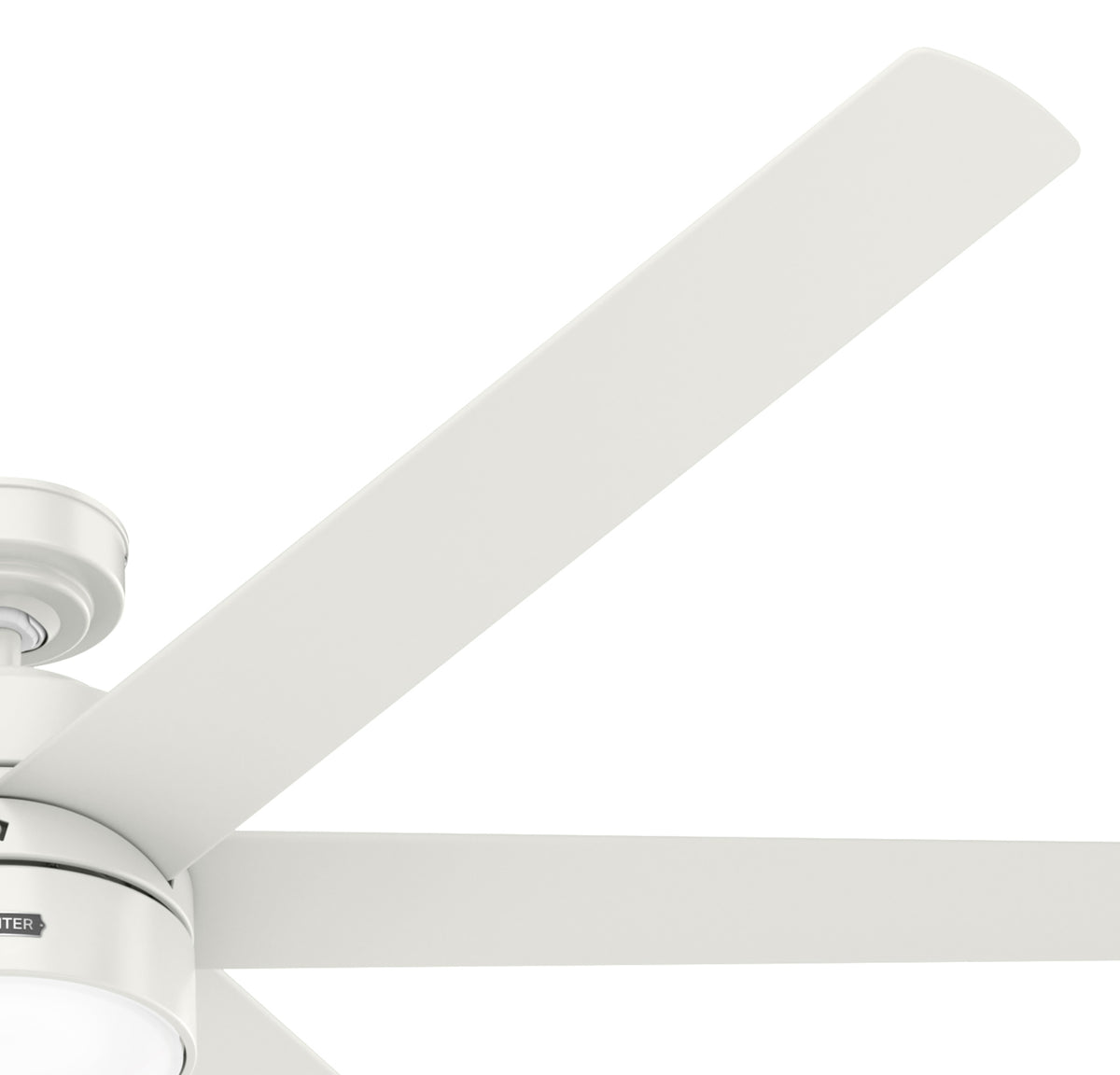 72 inch Solaria ENERGY STAR® Fresh White Damp Rated Ceiling Fan with LED Light Kit and Wall Control
