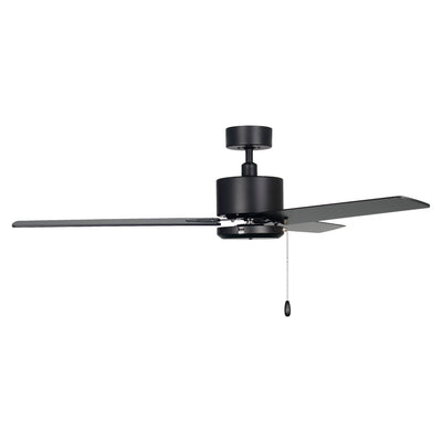 52 Inch Aldea III AC Matte Black Indoor Ceiling Fan 3-Blade