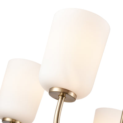 11'' Laphia Modern Gold 5 Light Chandelier