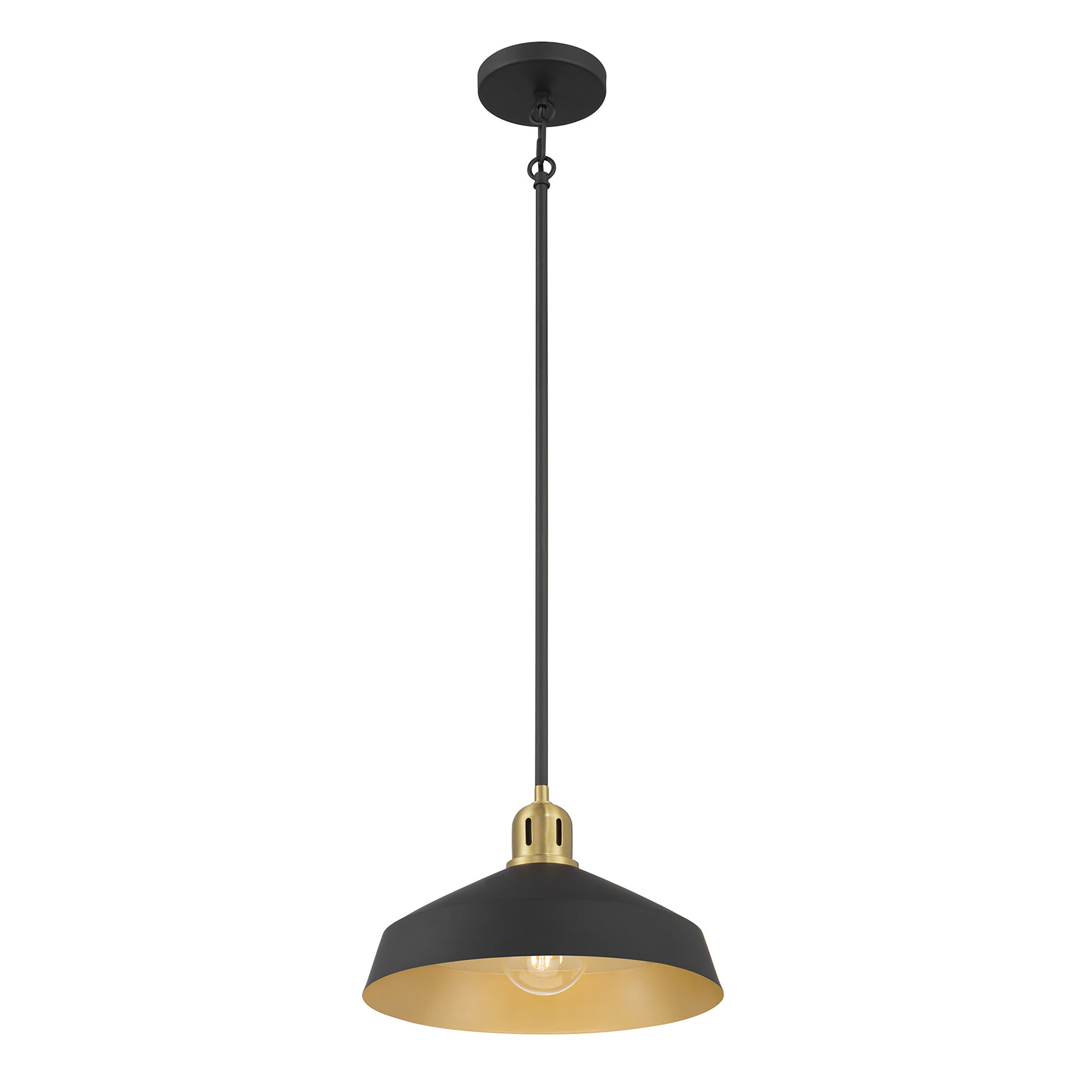 7.5'' Axlen Matte Black 1 Light Pendant