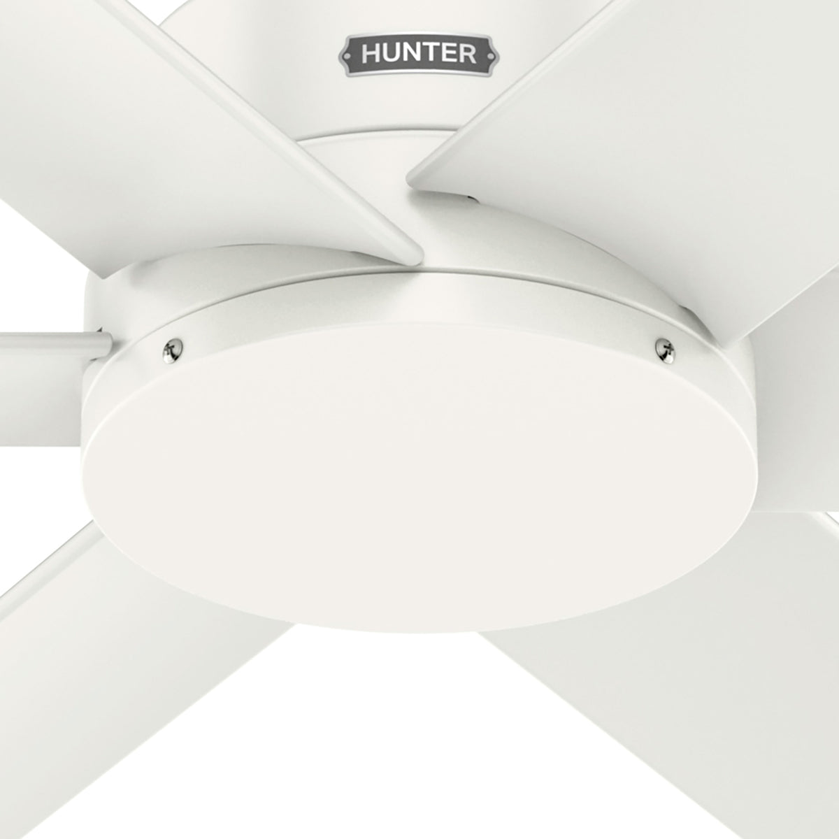 52 inch Kennicott Fresh White Damp Rated Ceiling Fan and Wall Control