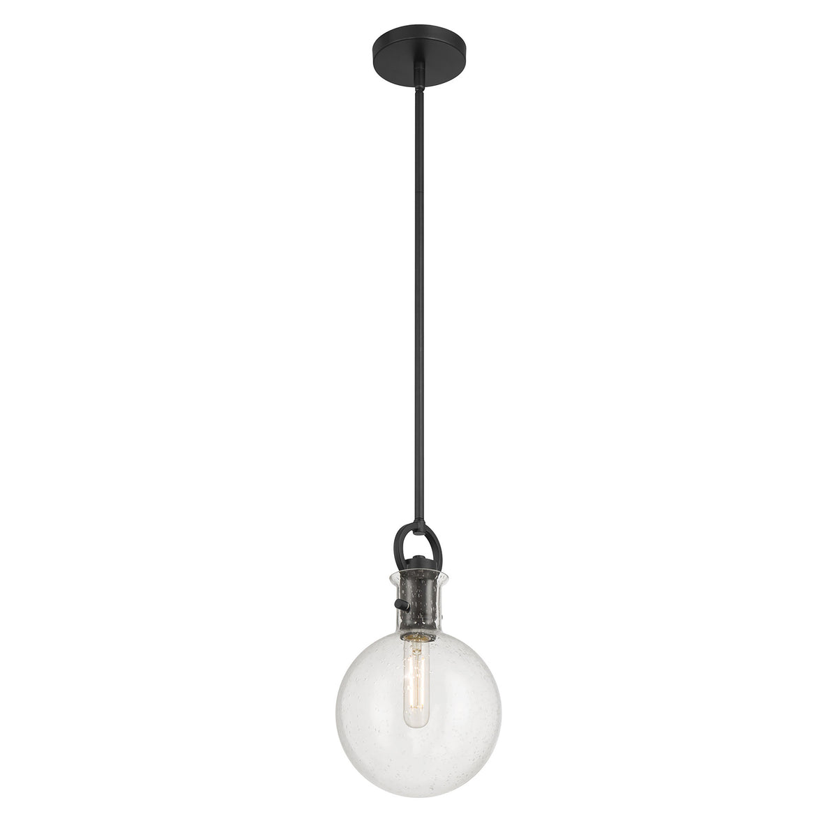 13.5'' Glanora Matte Black 1 Light Mini Pendant