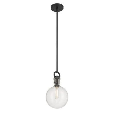 13.5'' Glanora Matte Black 1 Light Mini Pendant