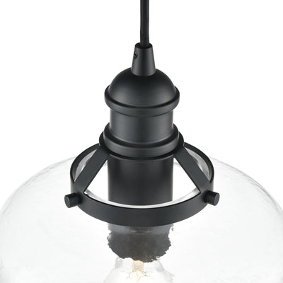 15.75'' Khrisa Matte Black 1 Light Pendant