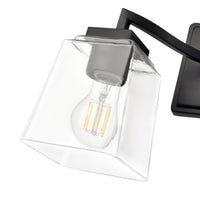 14'' Avenna Matte Black 2 Light Bath Vanity