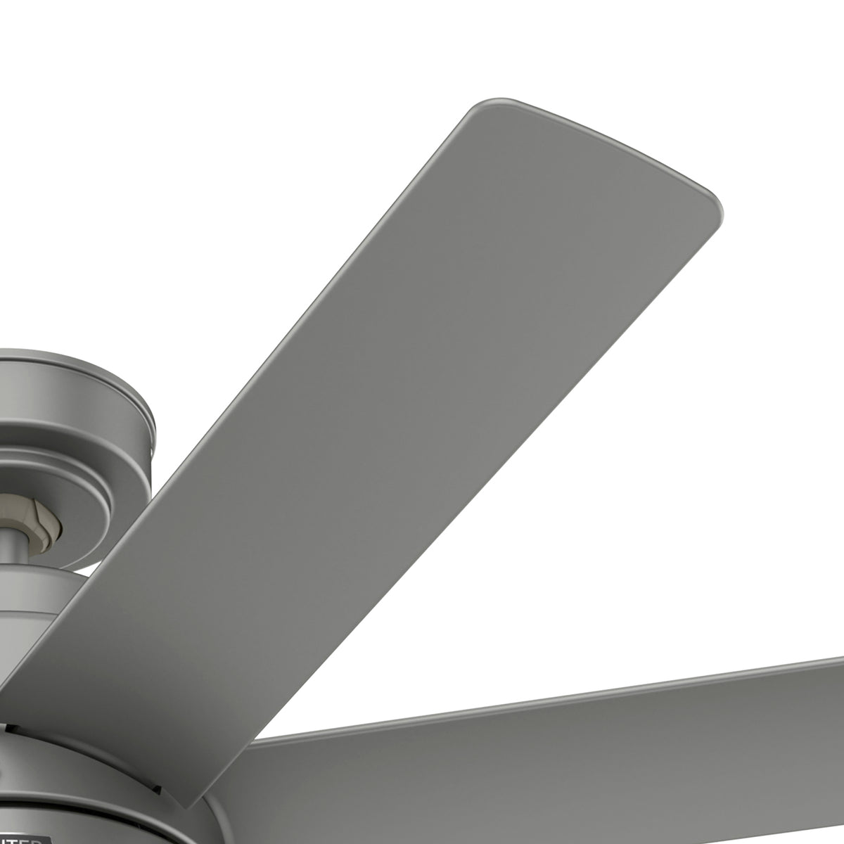 52 inch Brazos ENERGY STAR® Matte Silver Damp Rated Ceiling Fan with LED Light Kit and Handheld Remote