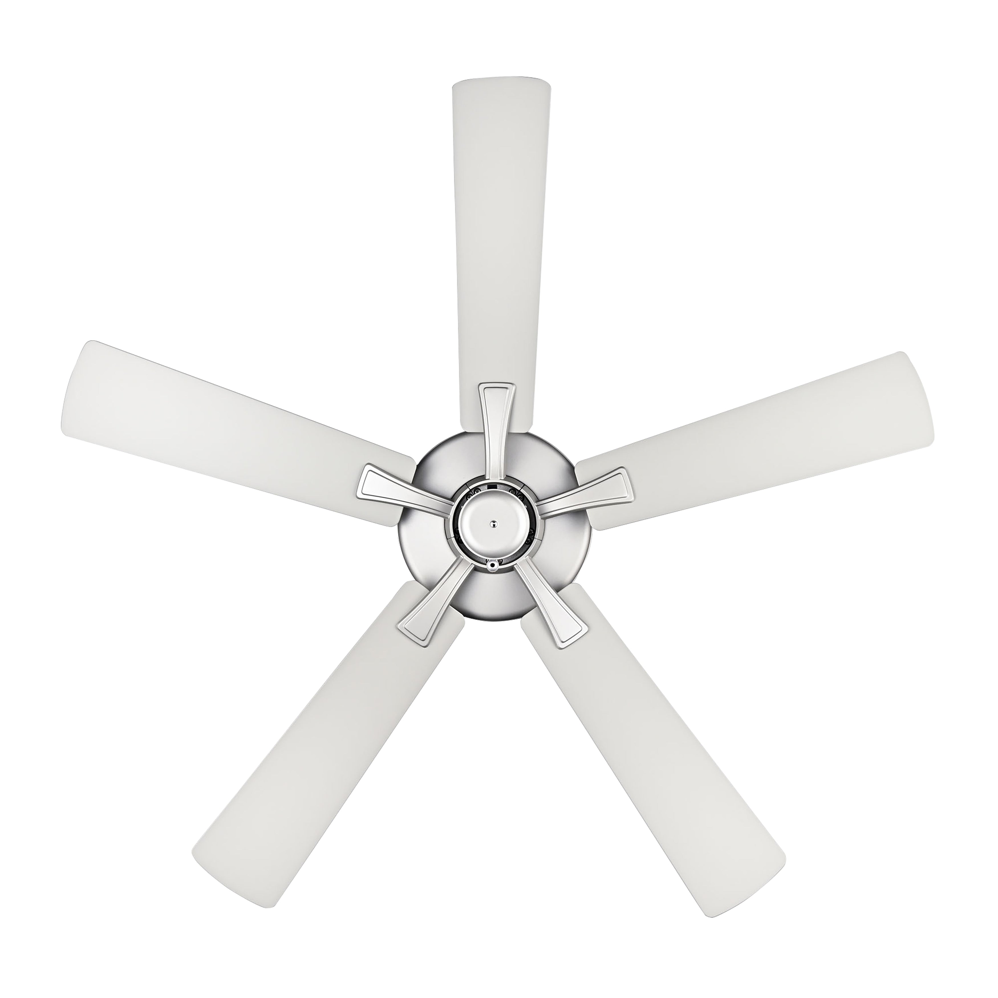 52 Inch Velbreeze AC Brushed Pewter Outdoor Ceiling Fan 5-Blade