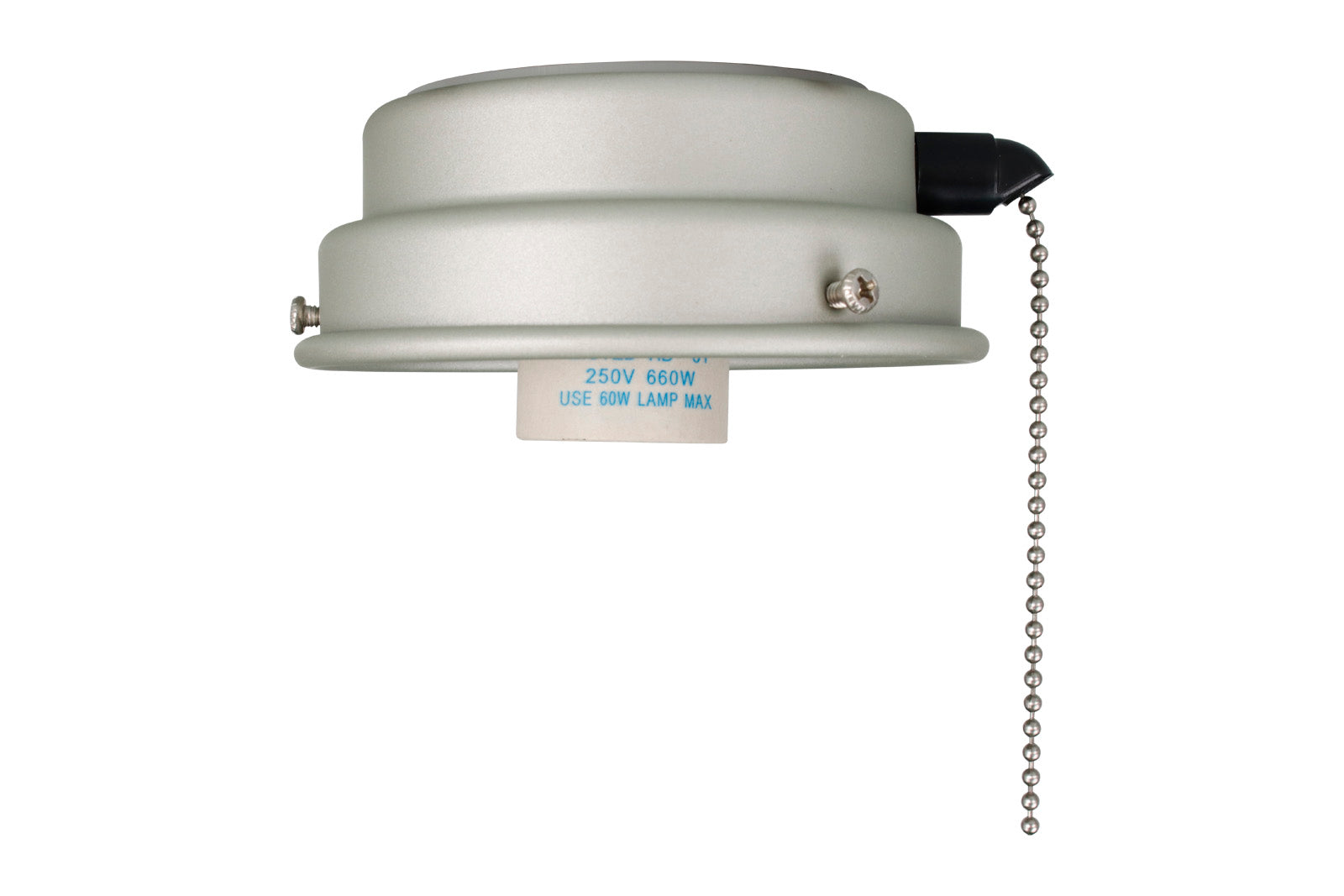 4.5-inch Brushed Pewter Outdoor Fan Light Kit Fitter