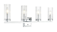 29.75'' Iversen Polished Chrome 4 Light Bath Vanity