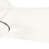 60 inch Arwen ENERGY STAR® Matte White Damp Rated Ceiling Fan with LED Light Kit and Handheld Remote