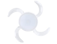 EVO1 48 Inch 1 Light White Fan with Retractable Blades and LED