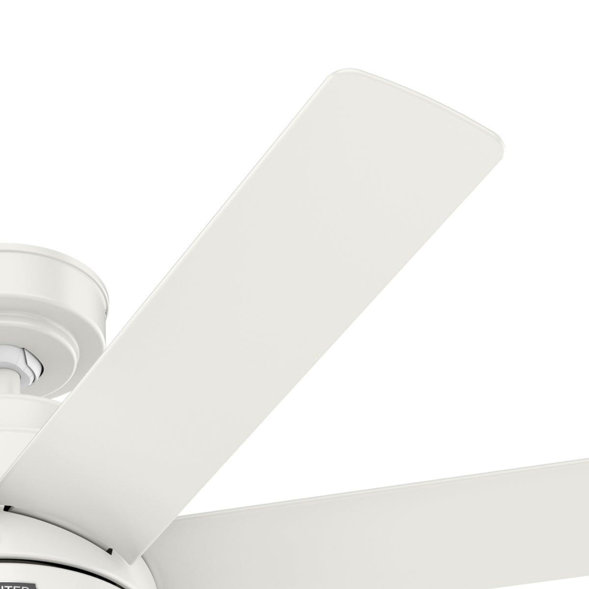 52 inch Brazos ENERGY STAR® Fresh White Damp Rated Ceiling Fan with LED Light Kit and Handheld Remote