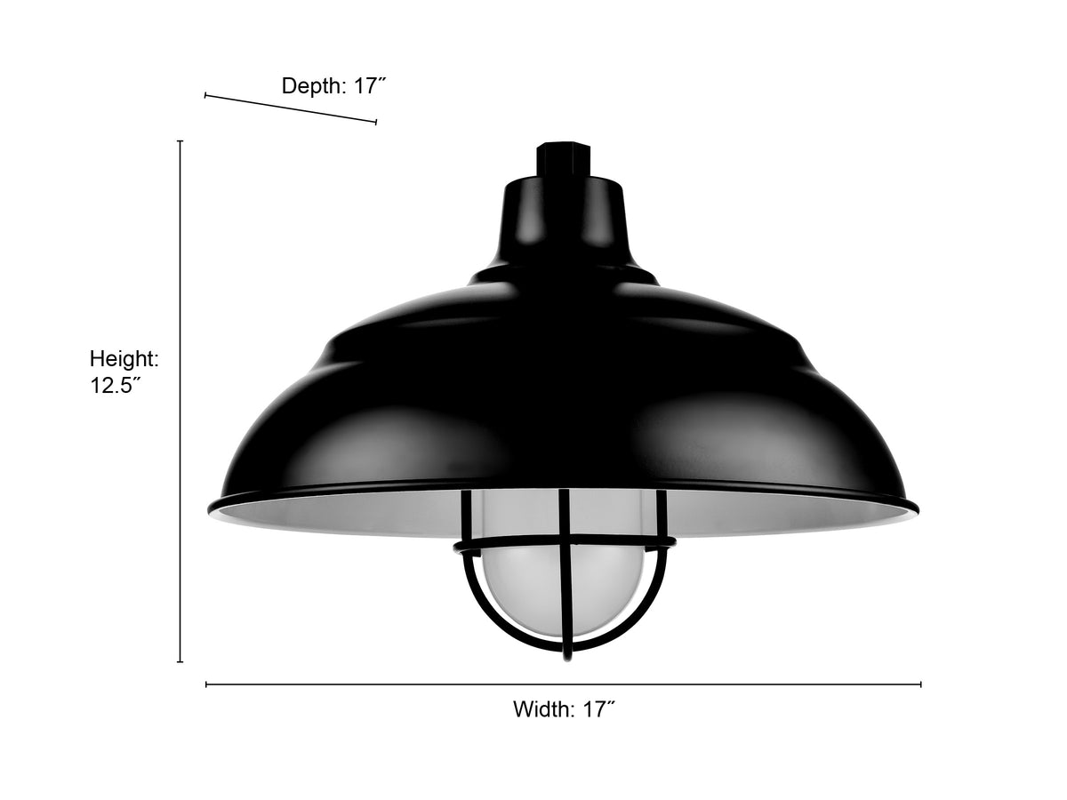 12.25'' R Series Satin Black 1 Light Pendant