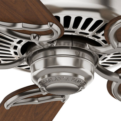 Casablanca 54 inch Panama ENERGY STAR® Brushed Nickel Ceiling Fan and Handheld Remote