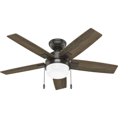 44 inch Anisten Noble Bronze Ceiling Fan with LED Light Kit and Pull Chain