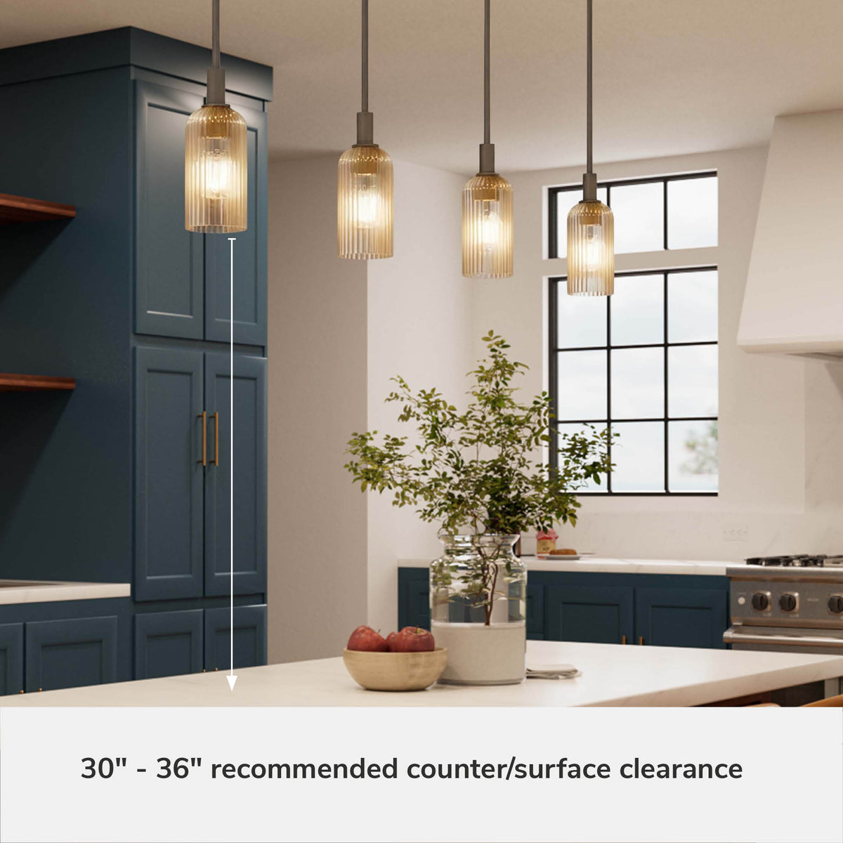 Beverly Glen 4-inch 1-light Matte Bronze Pendant with Amber Glass