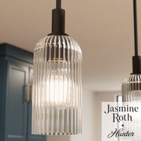 Beverly Glen 4-inch 1-light Matte Black Pendant with Clear Glass