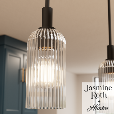 Beverly Glen 4-inch 1-light Matte Black Pendant with Clear Glass