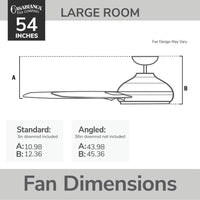 Casablanca 54 inch Panama Aged Bronze Ceiling Fan and Wall Control