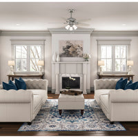 52 inch Builder Brushed Nickel Ceiling Fan with LED Light Kit