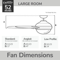 Casablanca 52 inch Axial Painted Pewter Ceiling Fan with LED Light Kit and Wall Control