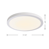 11-inch White Wall Light with 5-CCT Selectable White