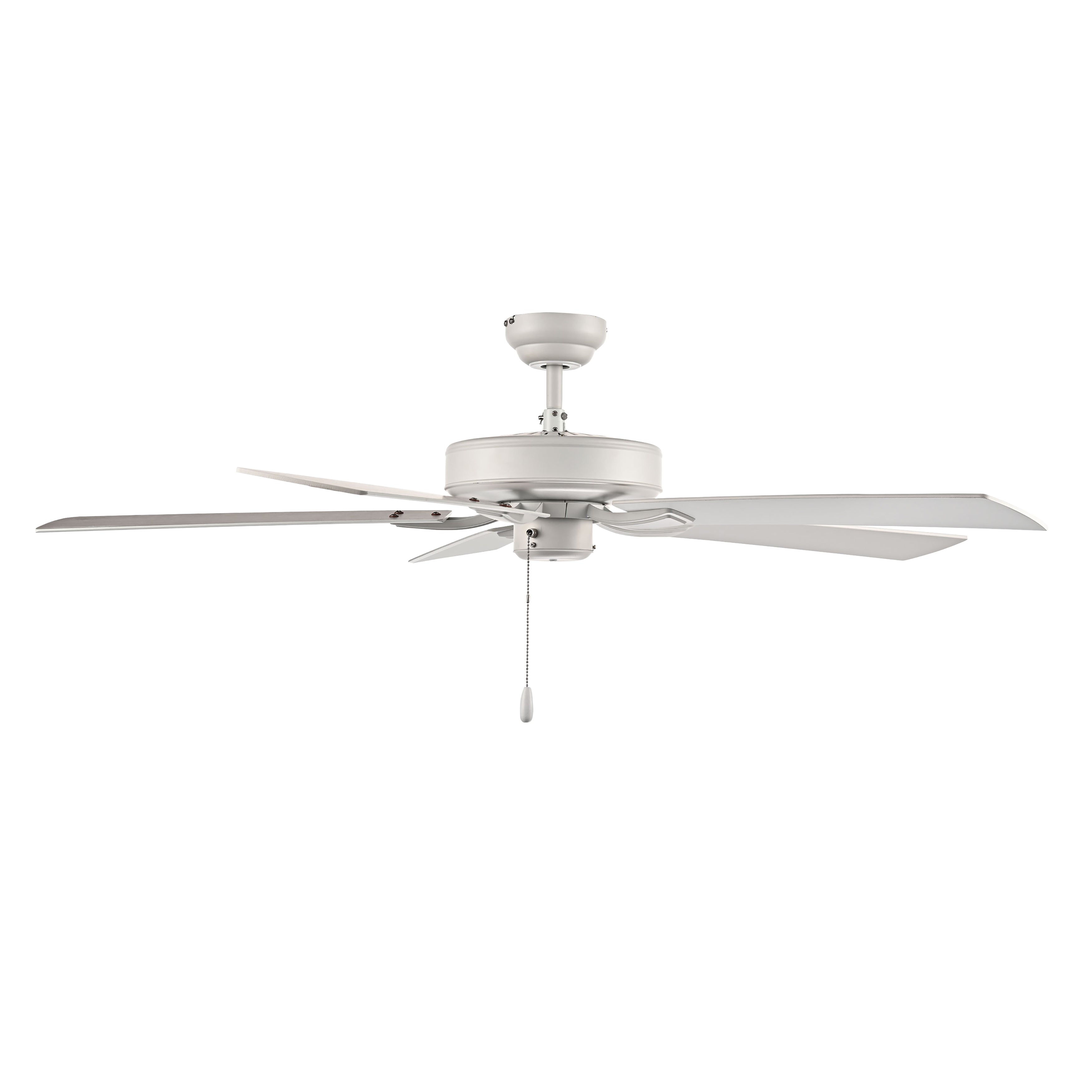 52 Inch Brisden AC Matte White Indoor Ceiling Fan 5-Blade Reversible