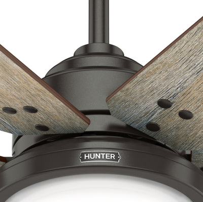 60 inch Warrant ENERGY STAR® Noble Bronze Ceiling Fan with LED Light Kit and Wall Control