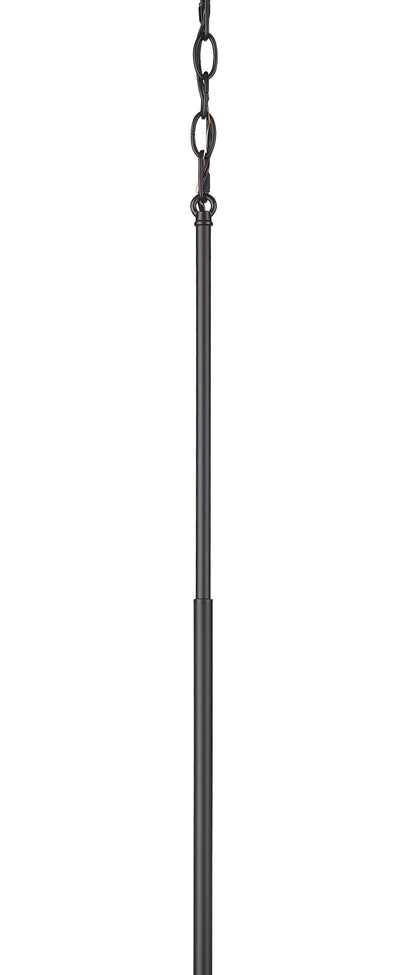 21.25'' Skyva Matte Black 6 Light Chandelier