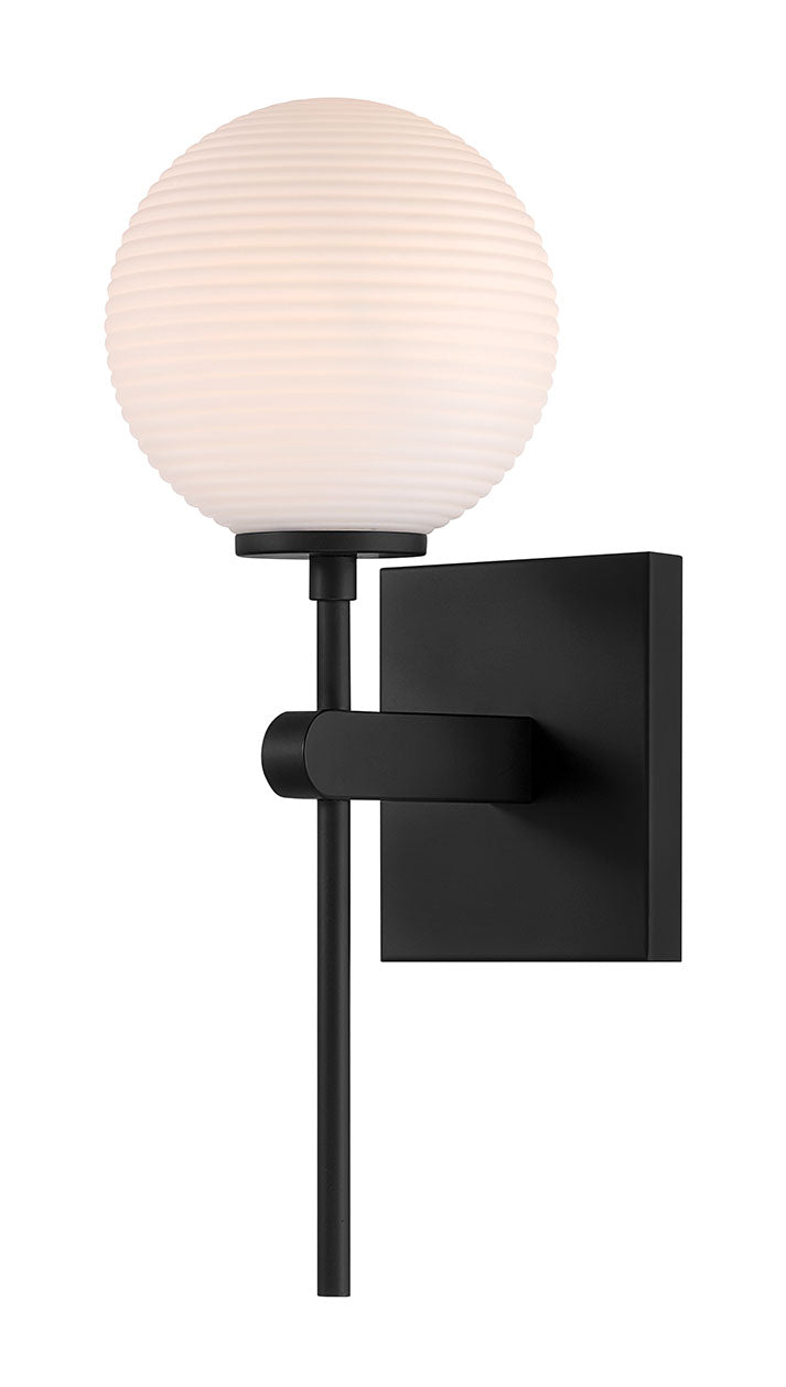 6'' Coretta Matte Black 1 Light Wall Sconce
