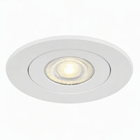4-inch White Recessed Light with 3000K Light and Frosted Lens