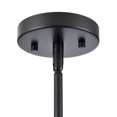 22.5'' Elise Matte Black 4 Light Pendant