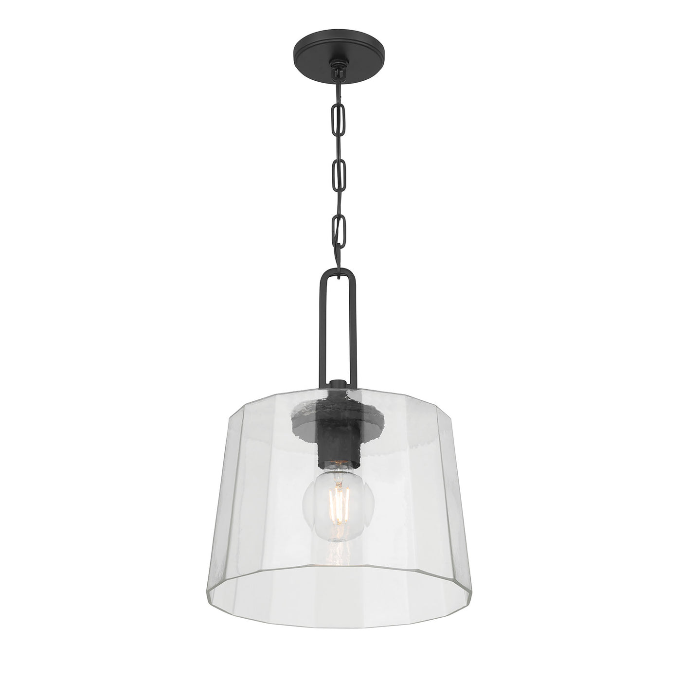 18'' Diamara Matte Black 1 Light Pendant