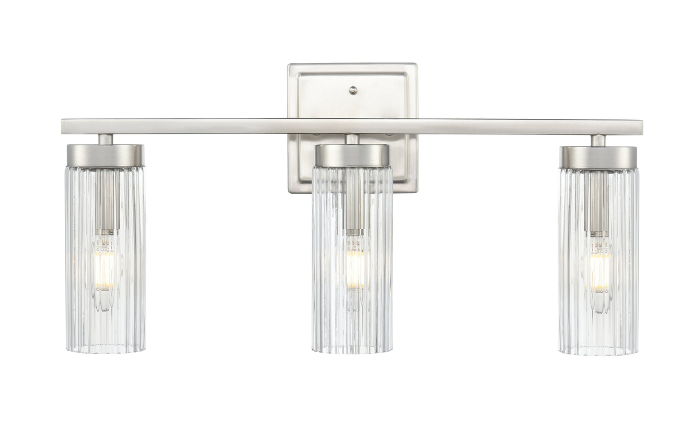21'' Iversen Brushed Nickel 3 Light Bath Vanity