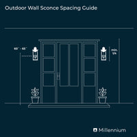 7.5'' Curry Powder Coated Black 1 Light Wall Sconce