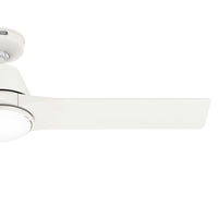 52 inch Aeronaut  Wi-Fi ENERGY STAR® Matte White Damp Rated Ceiling Fan with LED Light Kit and Handheld Remote