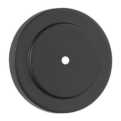 8.75'' Ardezia Matte BlackClear Ribbed 3 Light Semi-Flush Mount