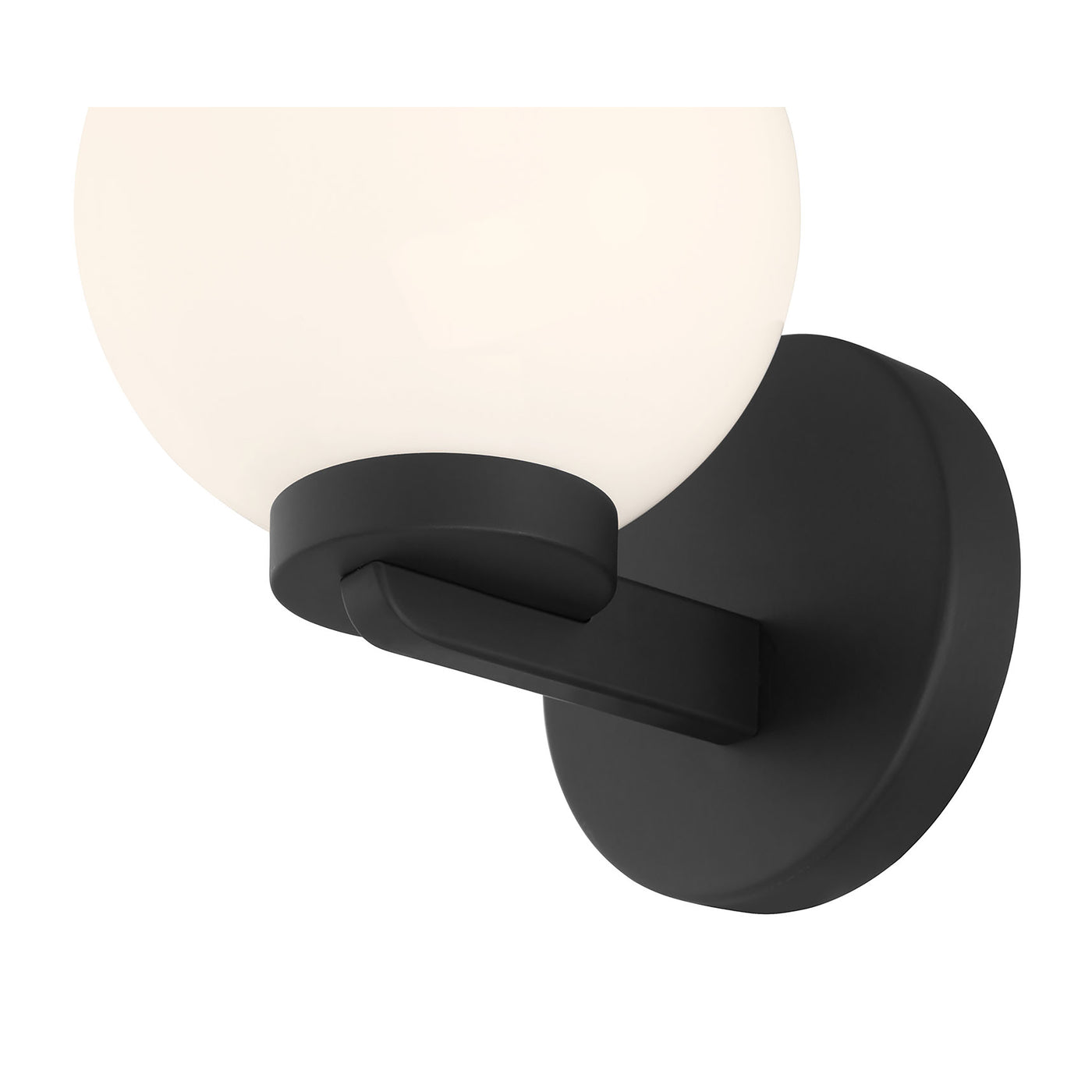 6'' Ardeva Matte Black 1 Light Wall Sconce