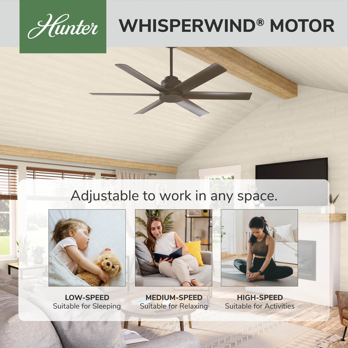 60 inch Kennicott ENERGY STAR® Matte Bronze Damp Rated Ceiling Fan and Handheld Remote