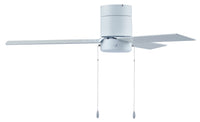 52 Inch Sabio AC White Indoor Ceiling Fan 3-Blade Reversible