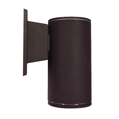 4-inch Oil Rubbed Bronze Cylinder Outdoor Wall Light with 4000K Light