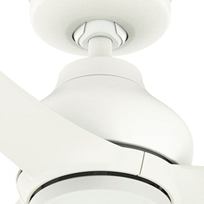 60 inch Mazzini ENERGY STAR® Matte White Damp Rated Ceiling Fan and Handheld Remote