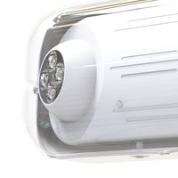 12-inch White Outdoor Emergency Light with 5W Output and 120-277V Input