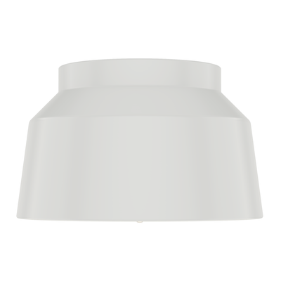 Cranbrook 11.5-inch 1-light Dove Grey Flush Mount Ceiling Light with Metal Shade