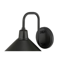 9.75-inch Vectra Powder Coated Black 1-Light Outdoor Wall Sconce