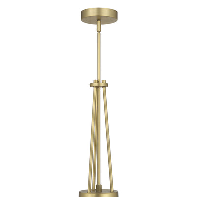24'' Vellin Vintage Brass 1 Light Pendant